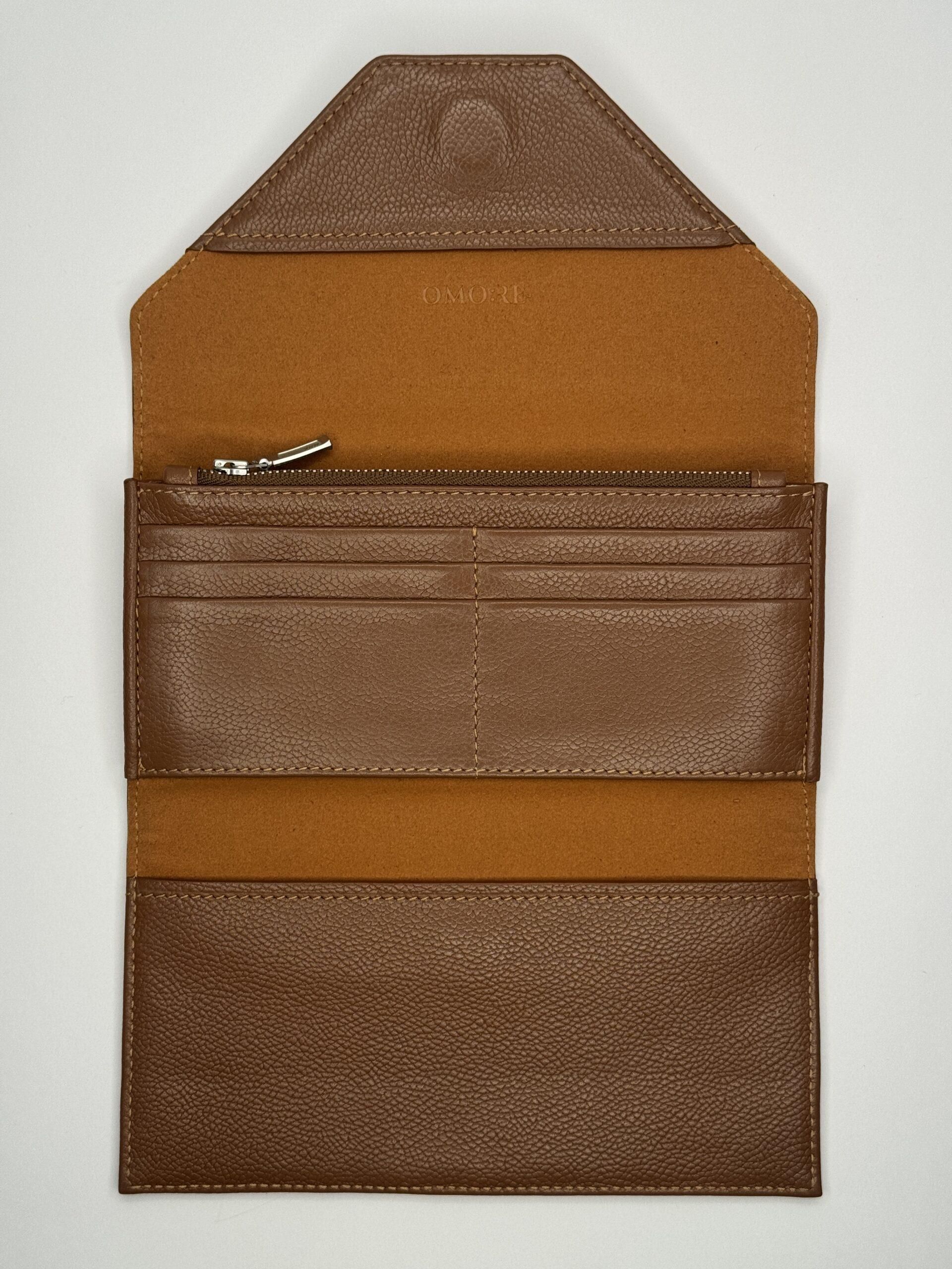 MA:RENGO leather envelope wallet