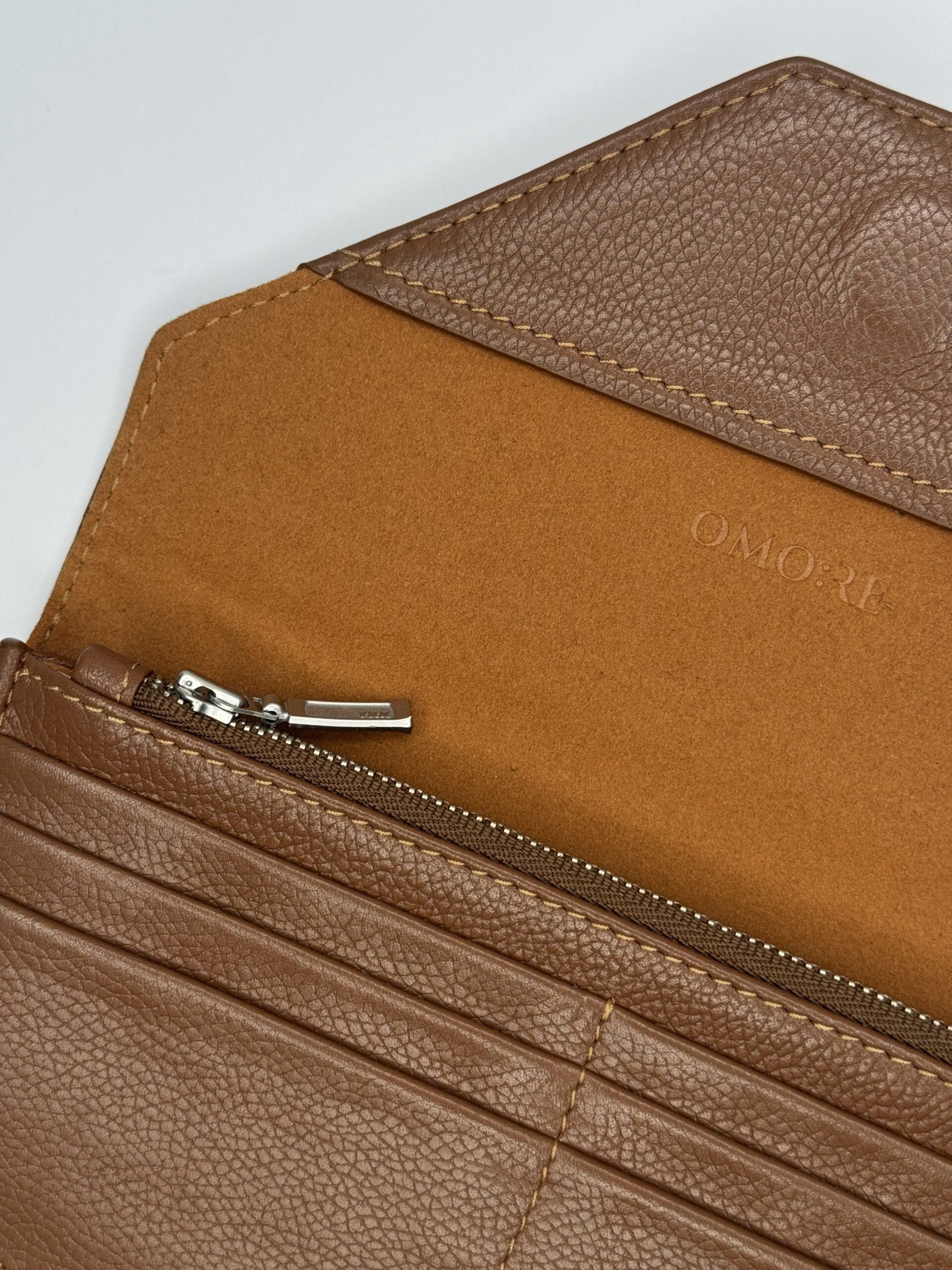 MA:RENGO leather envelope wallet