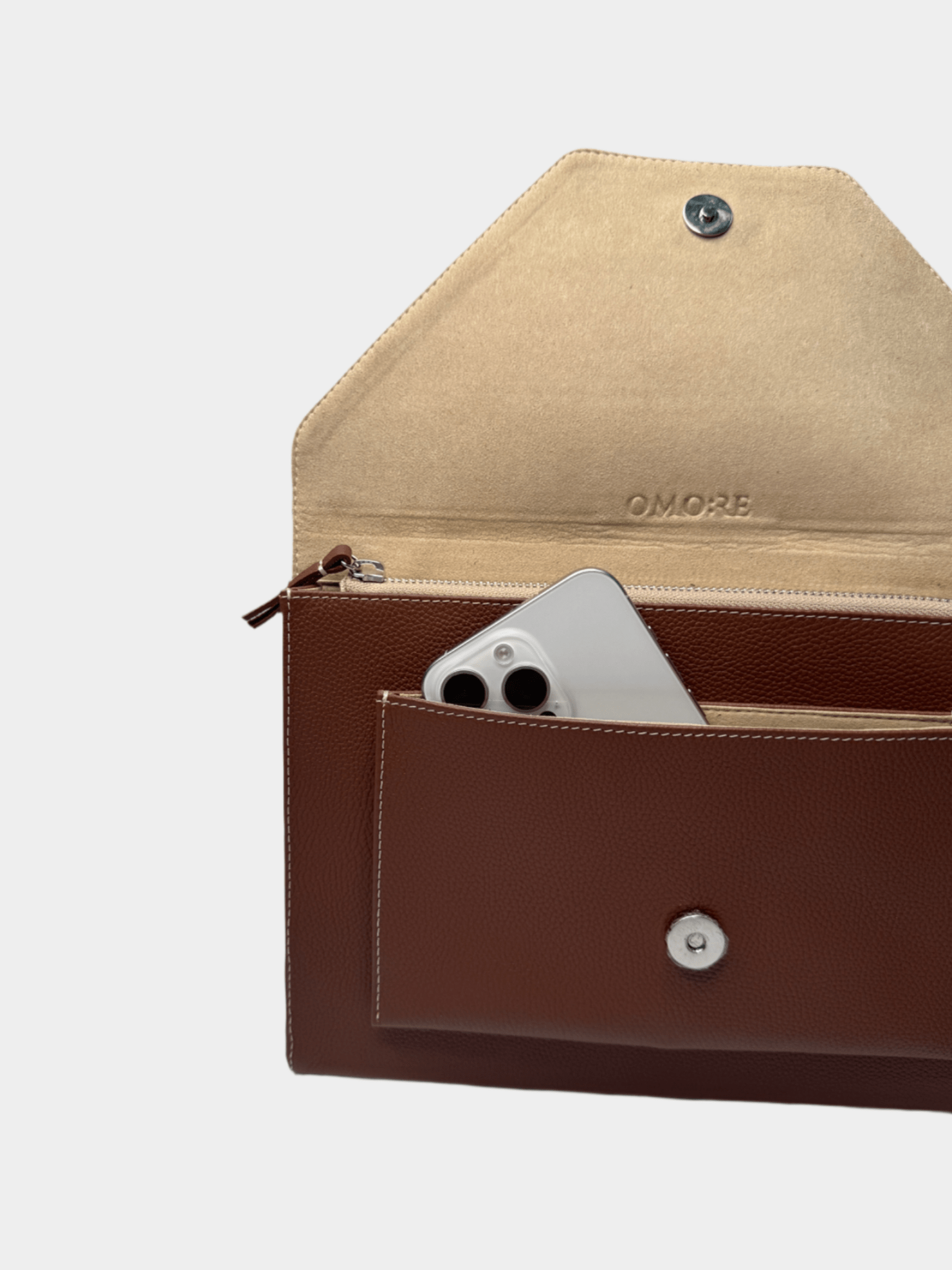 CONS:RET clutch leather bag