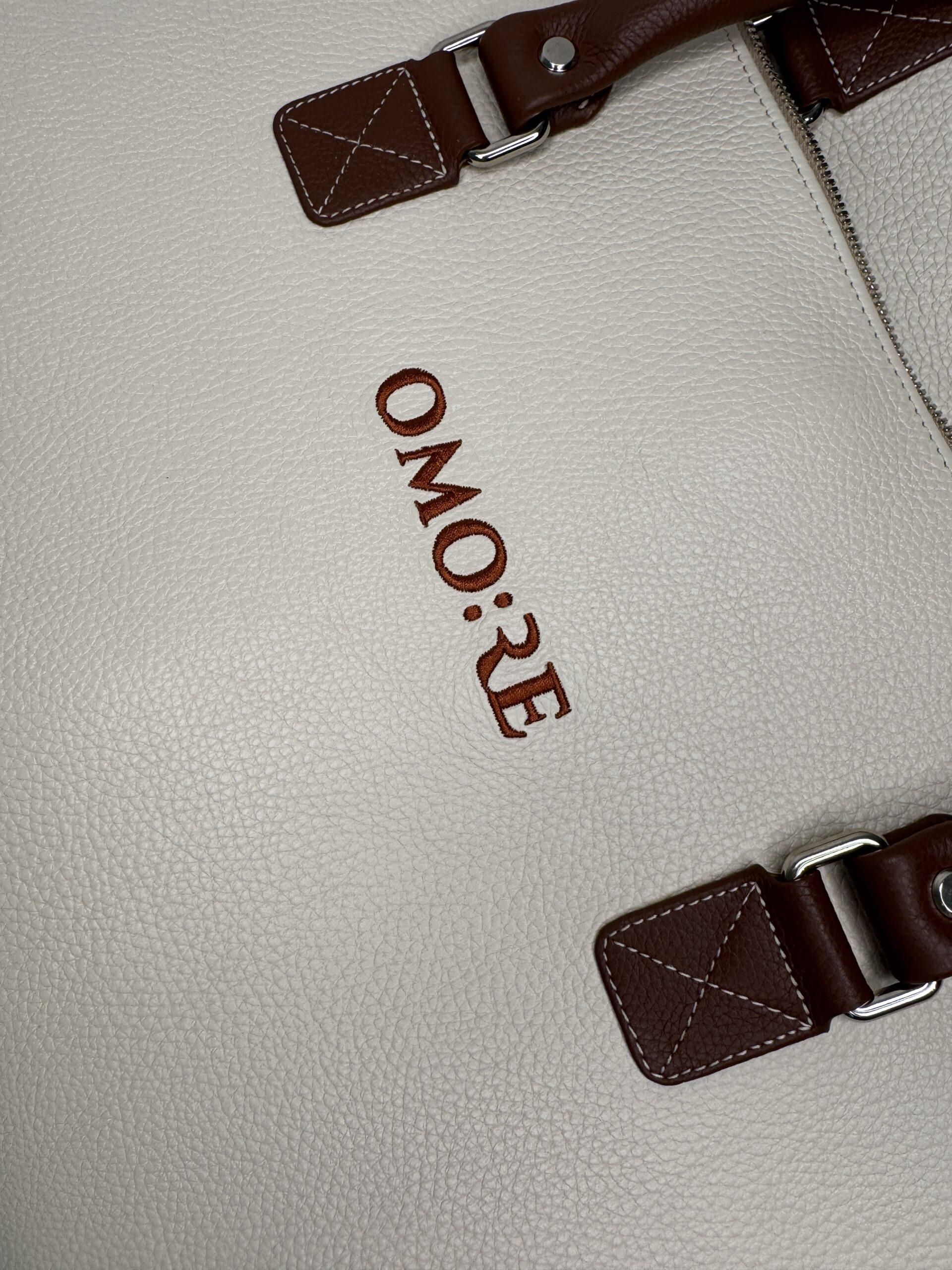 MO:RE garment leather bag
