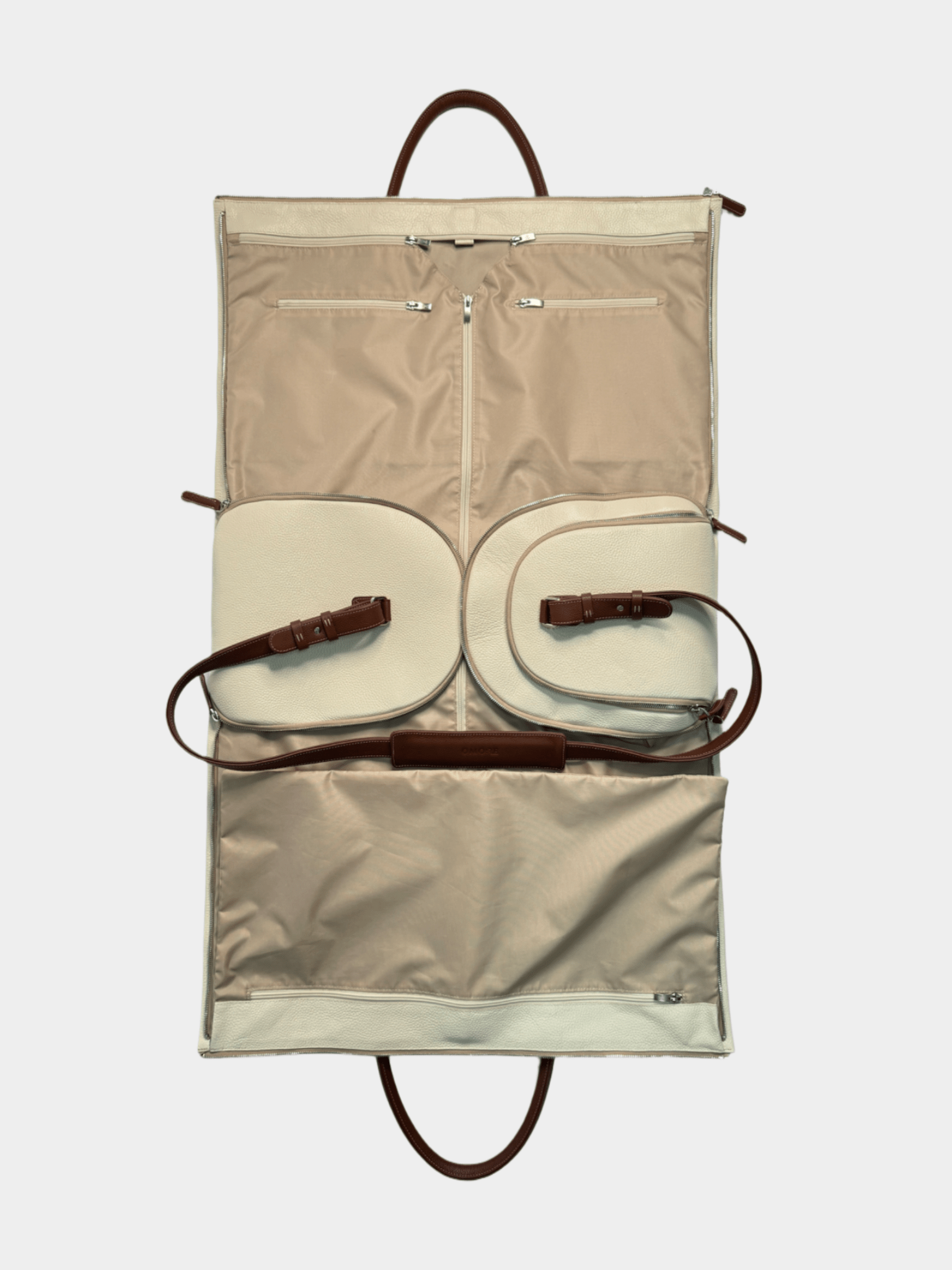 MO:RE garment leather bag