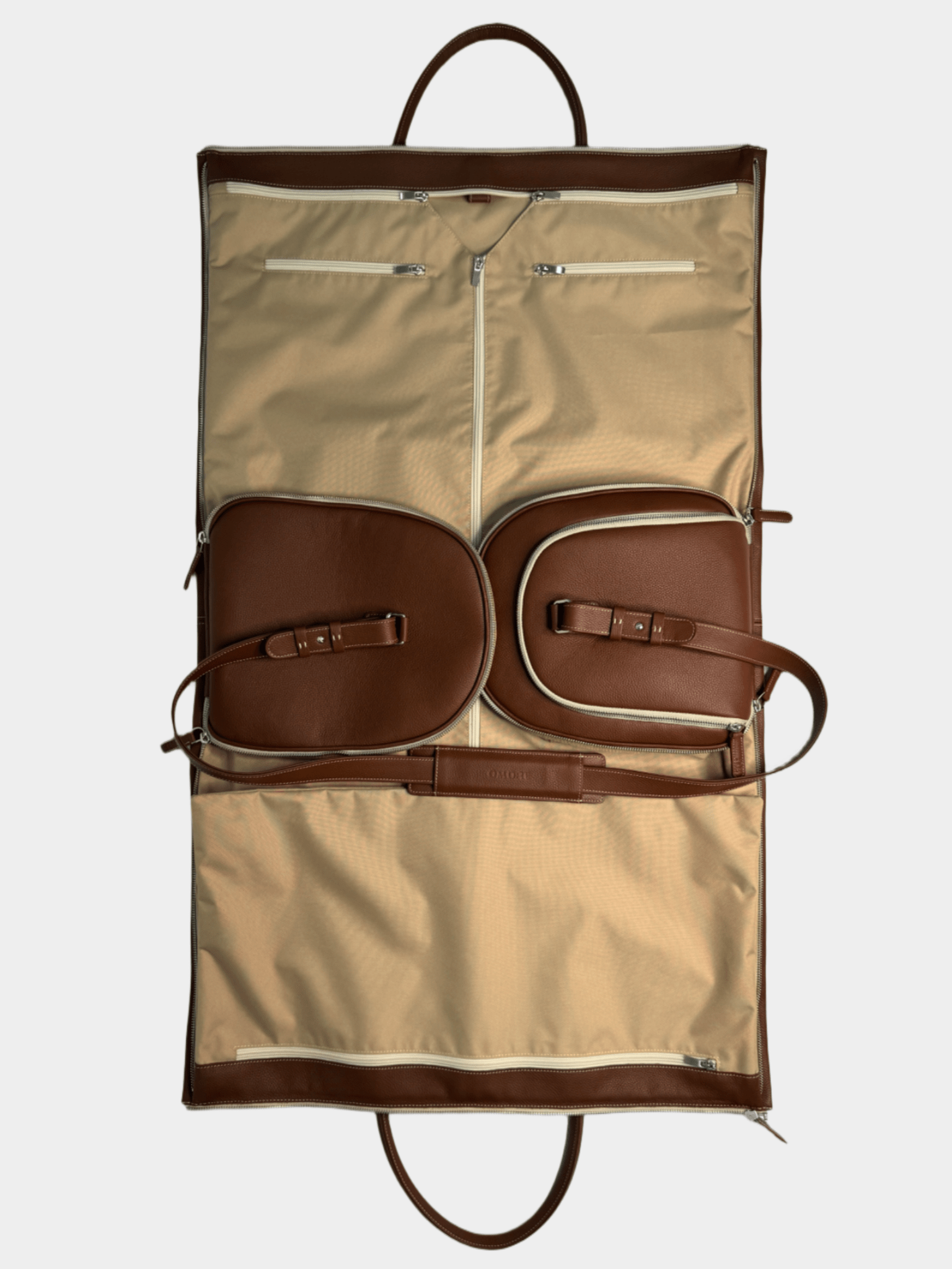 MO:RE garment leather bag