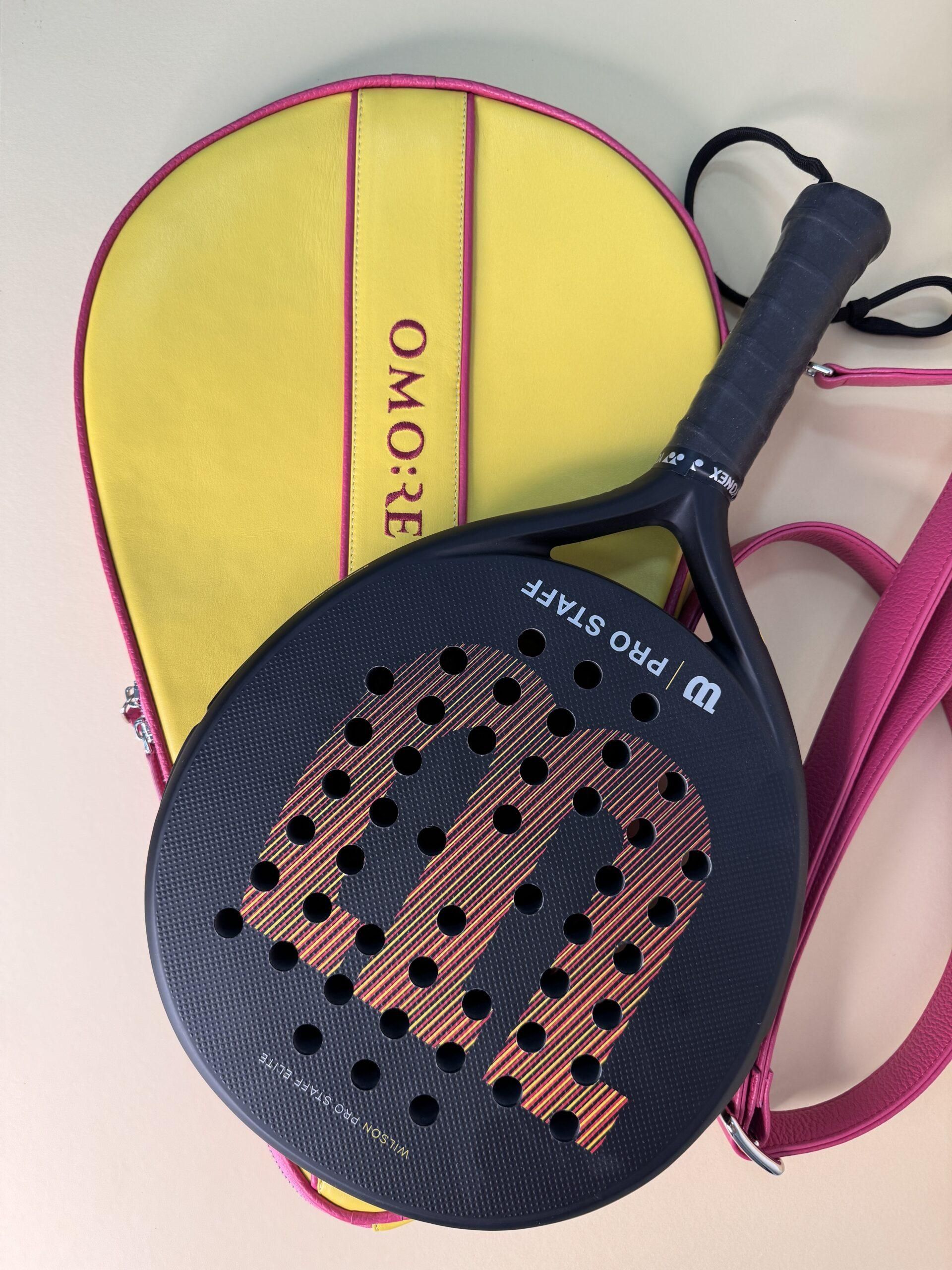 Designer Leather Padel Case