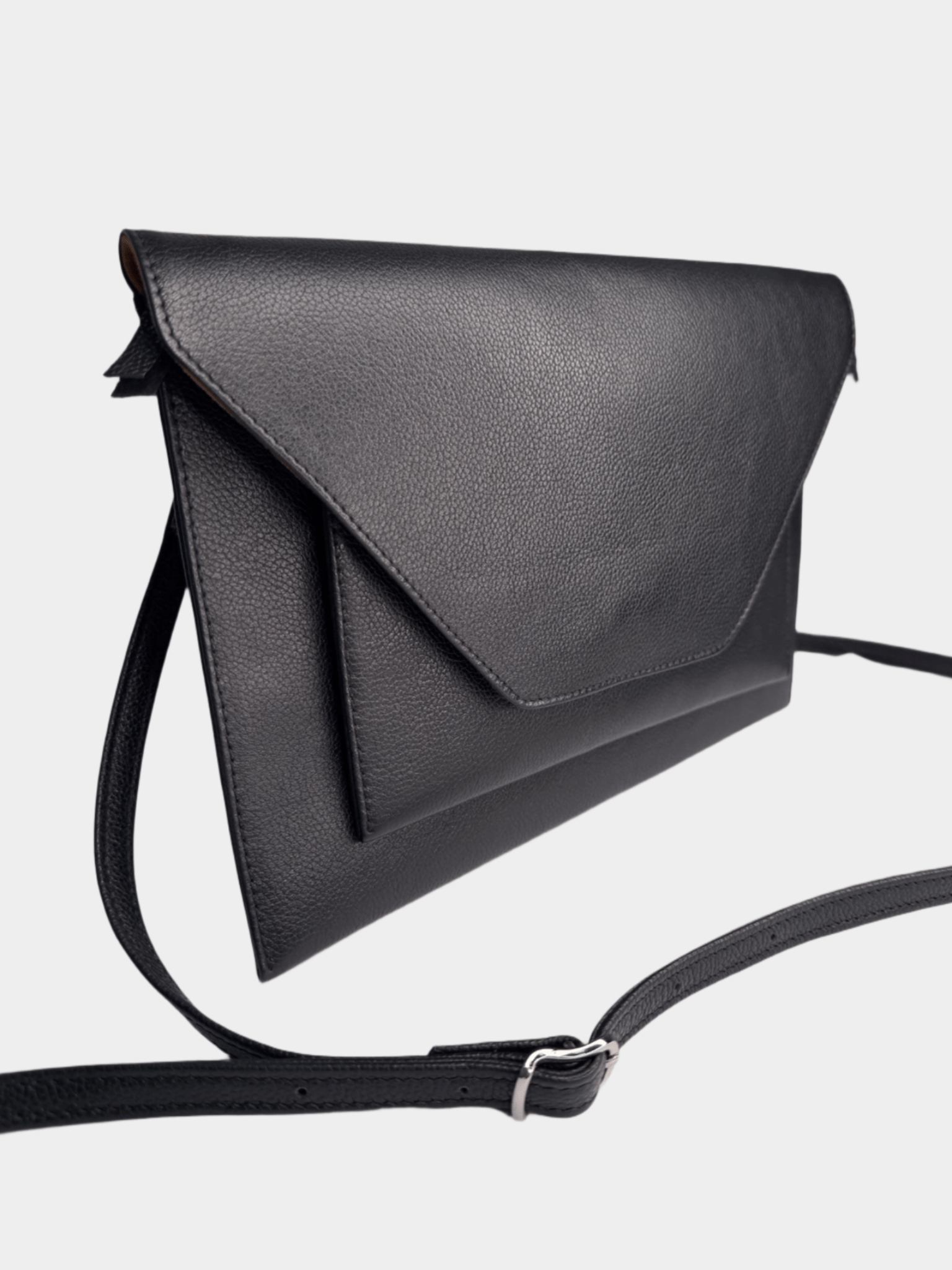 C:REO clutch leather bag
