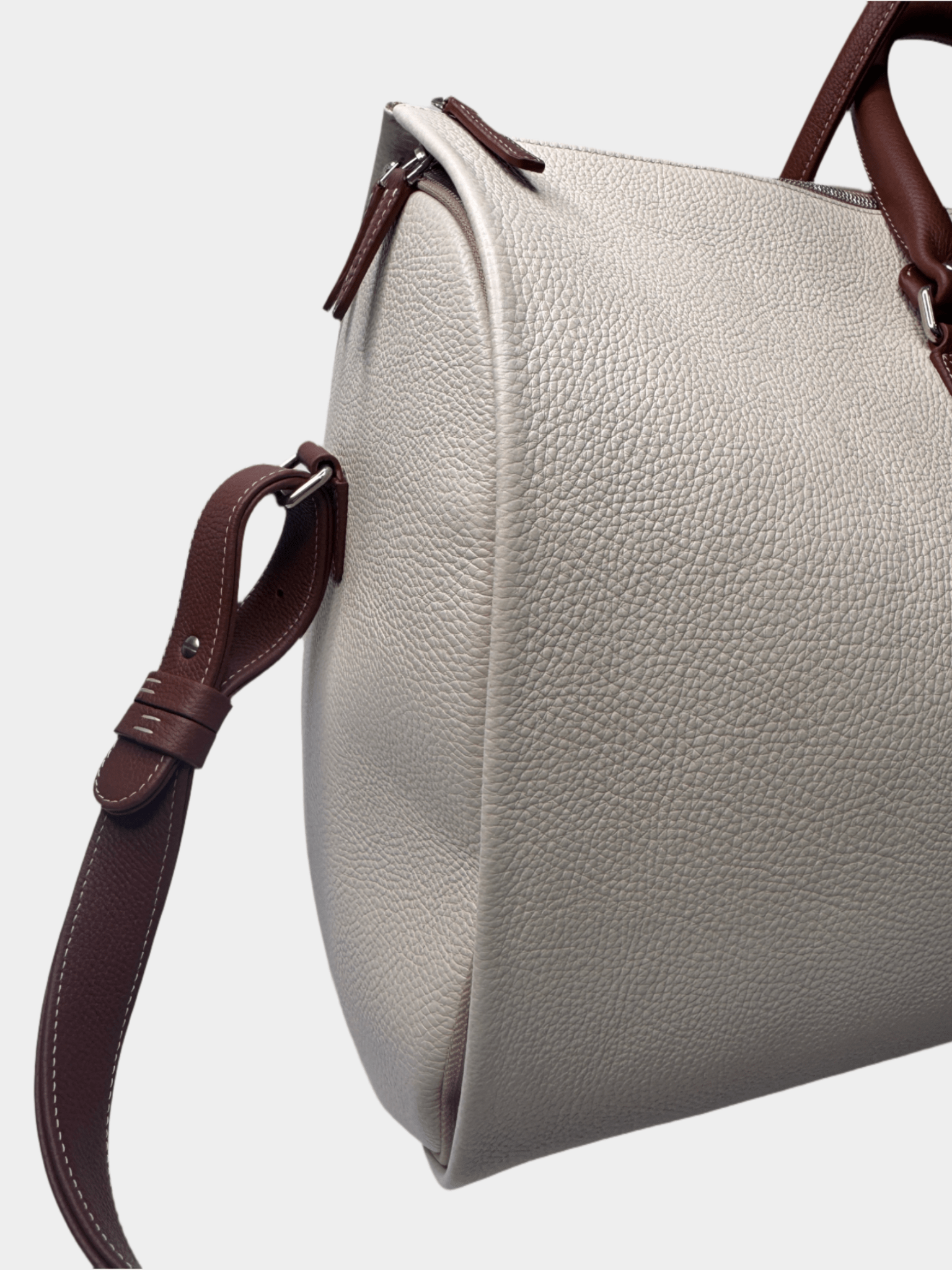 MO:RE garment leather bag