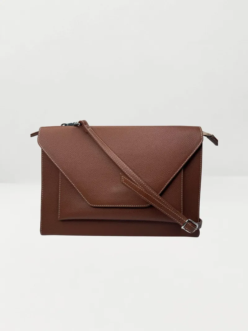 CONS:RET clutch leather bag
