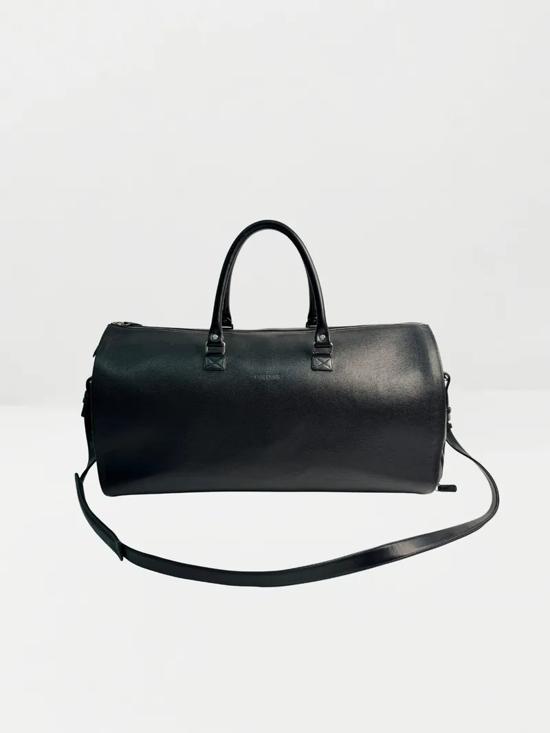 MO:RE garment leather bag